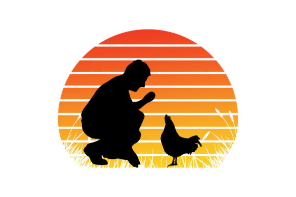 Chicken Dad Retro Sunset: A Designer's Review