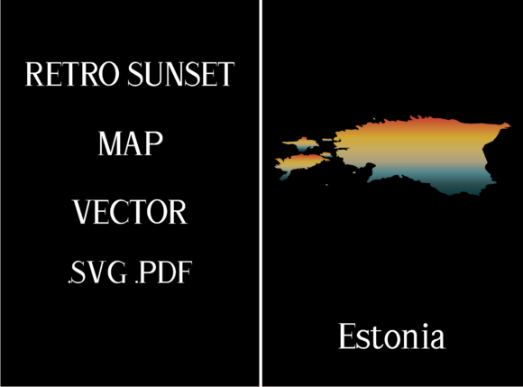 Estonia Retro Sunset Map: A Designer's Real-World Review