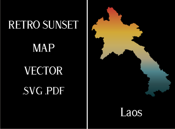 Laos Retro Sunset Map: A Designer's Real-World Review