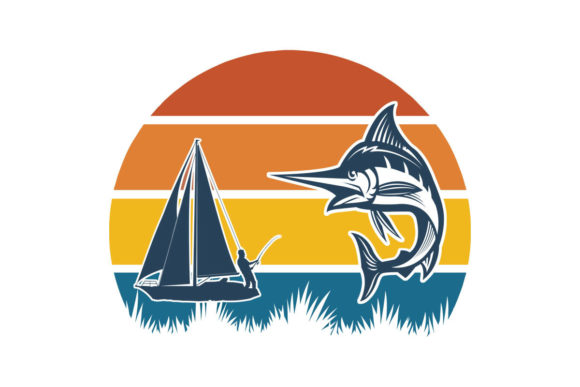 Marlin Fishing Sailboat Retro Sunset: A Designer's Real-World Review