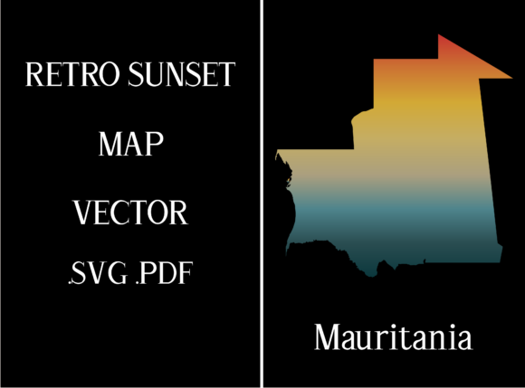 Mauritania Retro Sunset Map: A Designer's Real-World Review
