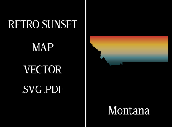Montana Retro Sunset Map: A Designer's Real-World Review