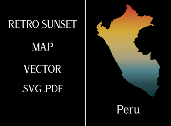 Peru Retro Sunset Map: A Designer's Real-World Review