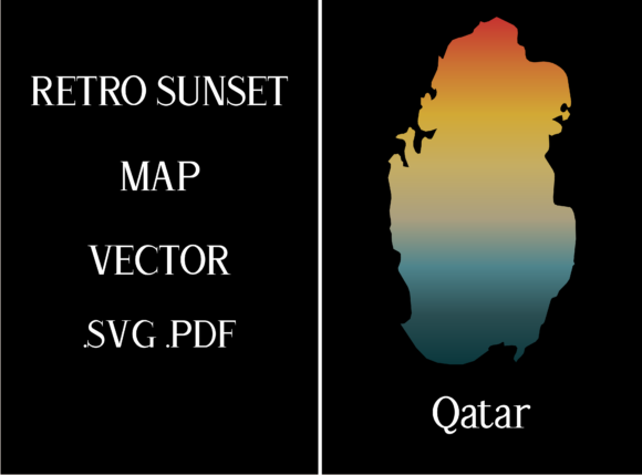 Qatar Retro Sunset Map: A Designer's Real-World Review