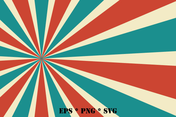 Retro Vintage Starburst Sunburst SVG PNG Review