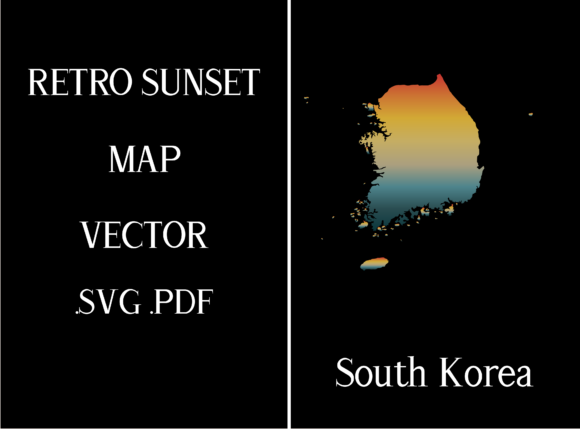 South Korea Retro Sunset Map Review
