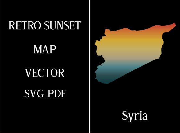 Syria Retro Sunset Map: A Designer's Real-World Review