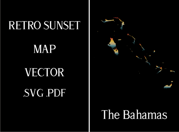 The Bahamas Retro Sunset Map Review