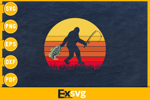 Vintage Bigfoot Sasquatch Fishing Angler Review